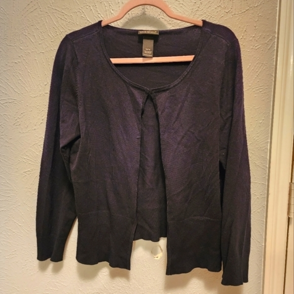LANE BRYANT‎ BLACK Cardigan Size 14/16